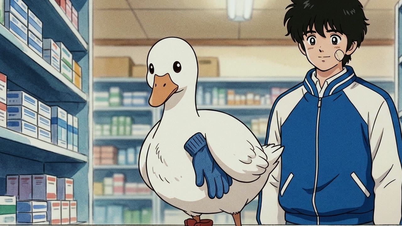 Goose at the Pharmacy — khung hình